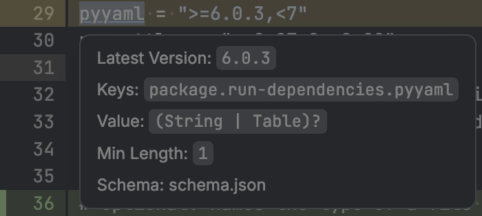 Tombi with pixi extension